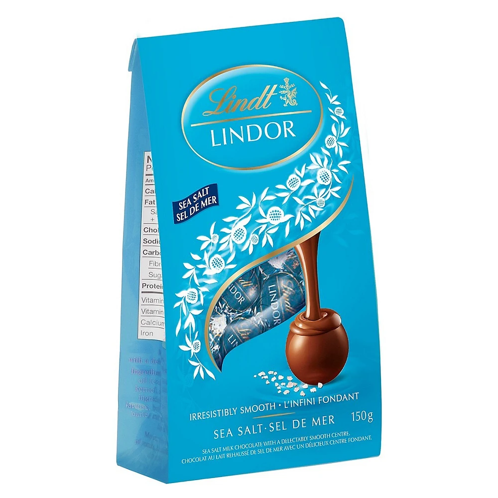 Truffes au chocolat au lait et sel marin Lindor