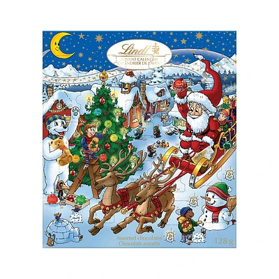 Calendrier de l'avent de chocolats au lait assortis pour enfant