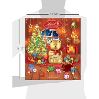 Calendrier de l'avent de chocolat au lait avec assortiment d’oursons