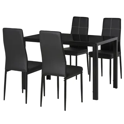 5 Piece Dining Set Table And 4 Chairs For Persons
