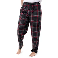 Pantalon de pyjama en molleton soyeux à carreaux