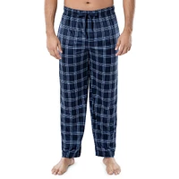 Pantalon de pyjama en molleton soyeux à carreaux
