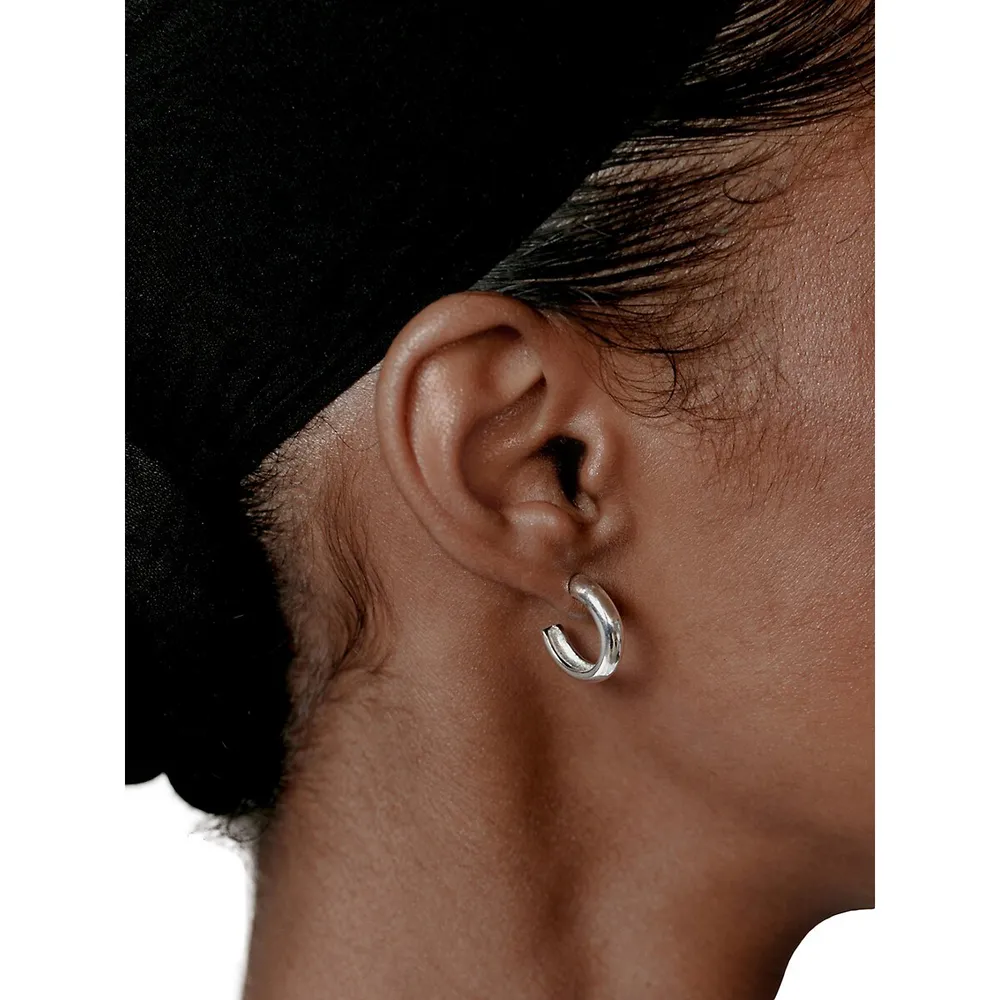 Core Abbie Sterling Silver Hoop Earrings