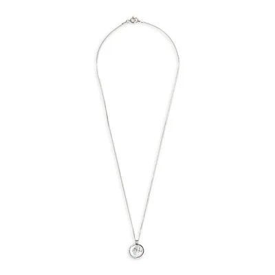 Core Rosie Sterling Silver Engraved Pendant Necklace