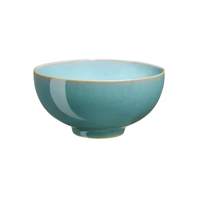 Azure Stoneware Fruit Rice Bowl