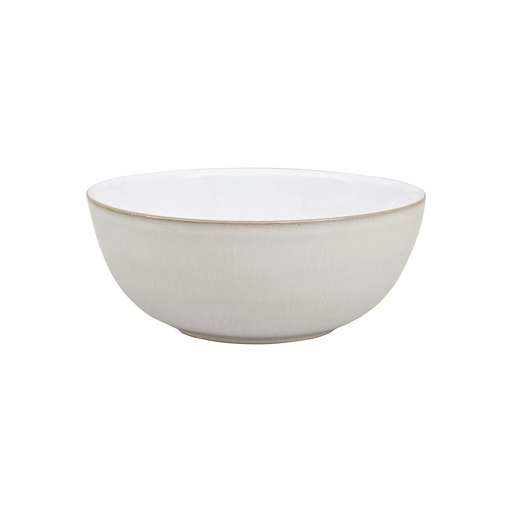 Natural Canvas Stoneware Soup Bowl