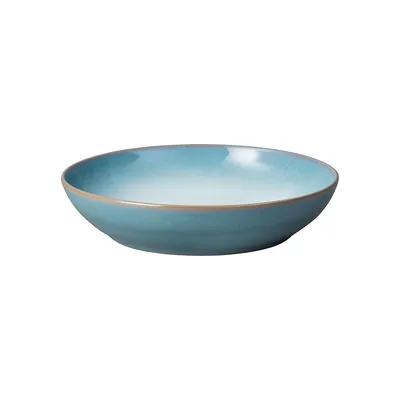 Azure Stoneware Coupe Pasta Bowl