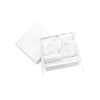 Baby's 6-Piece Welcome-Print Boxed Gift Set