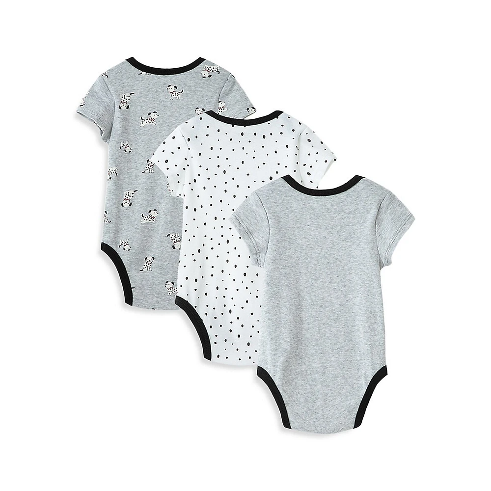 Lot de 3 bodys Dalmation pour bébé garçon