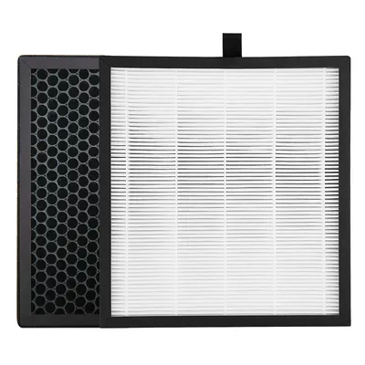 2-in-1 Air Purifier Replacement Filter True Hepa Filter + Active Carbon Filter