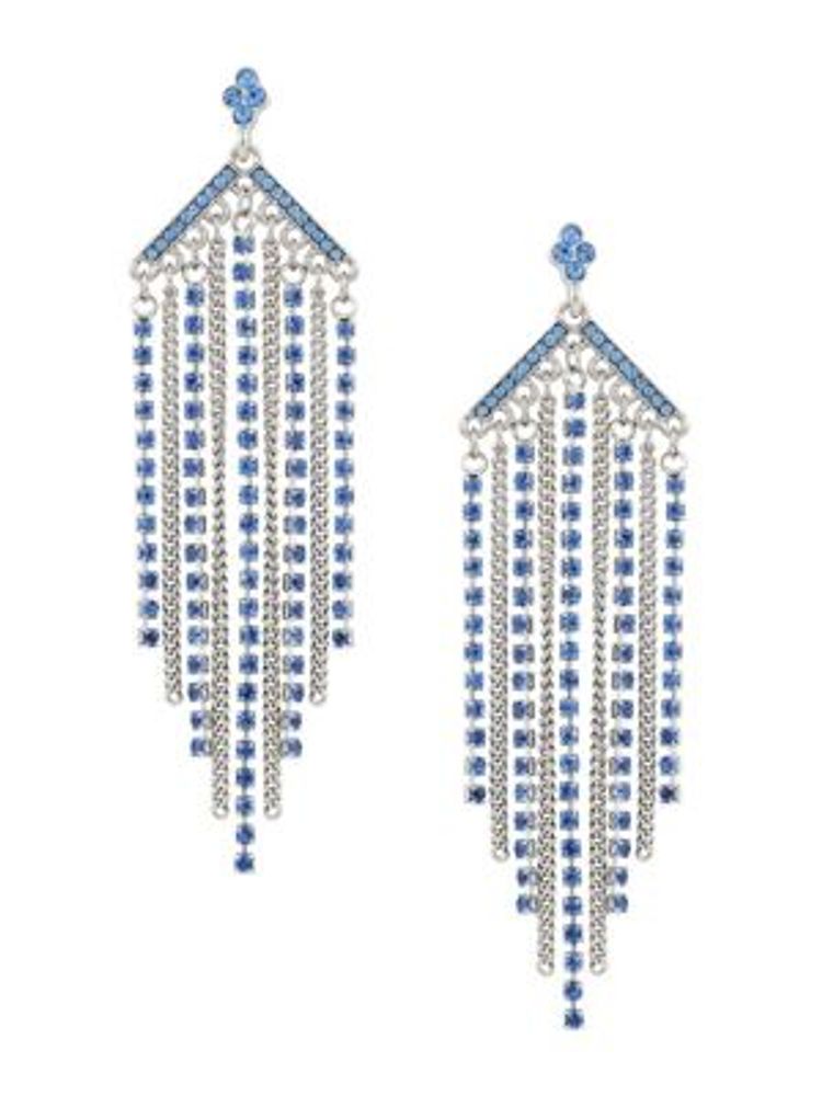 sapphire chandelier earrings