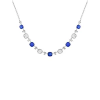 Sparkle In Blue Statement Necklace