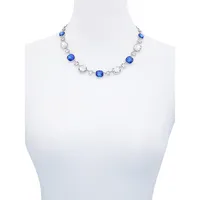 Sparkle In Blue Statement Necklace