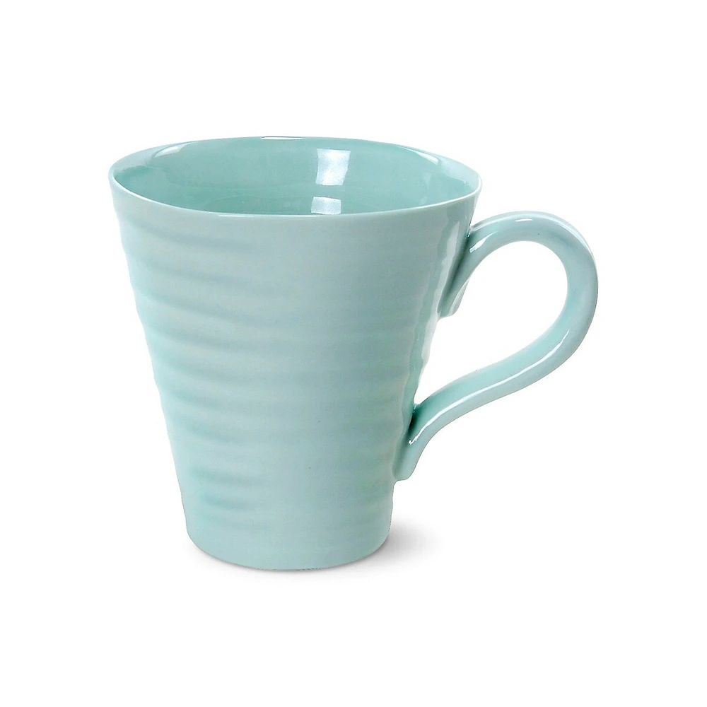 Set of 4 Porcelain Celadon Mugs