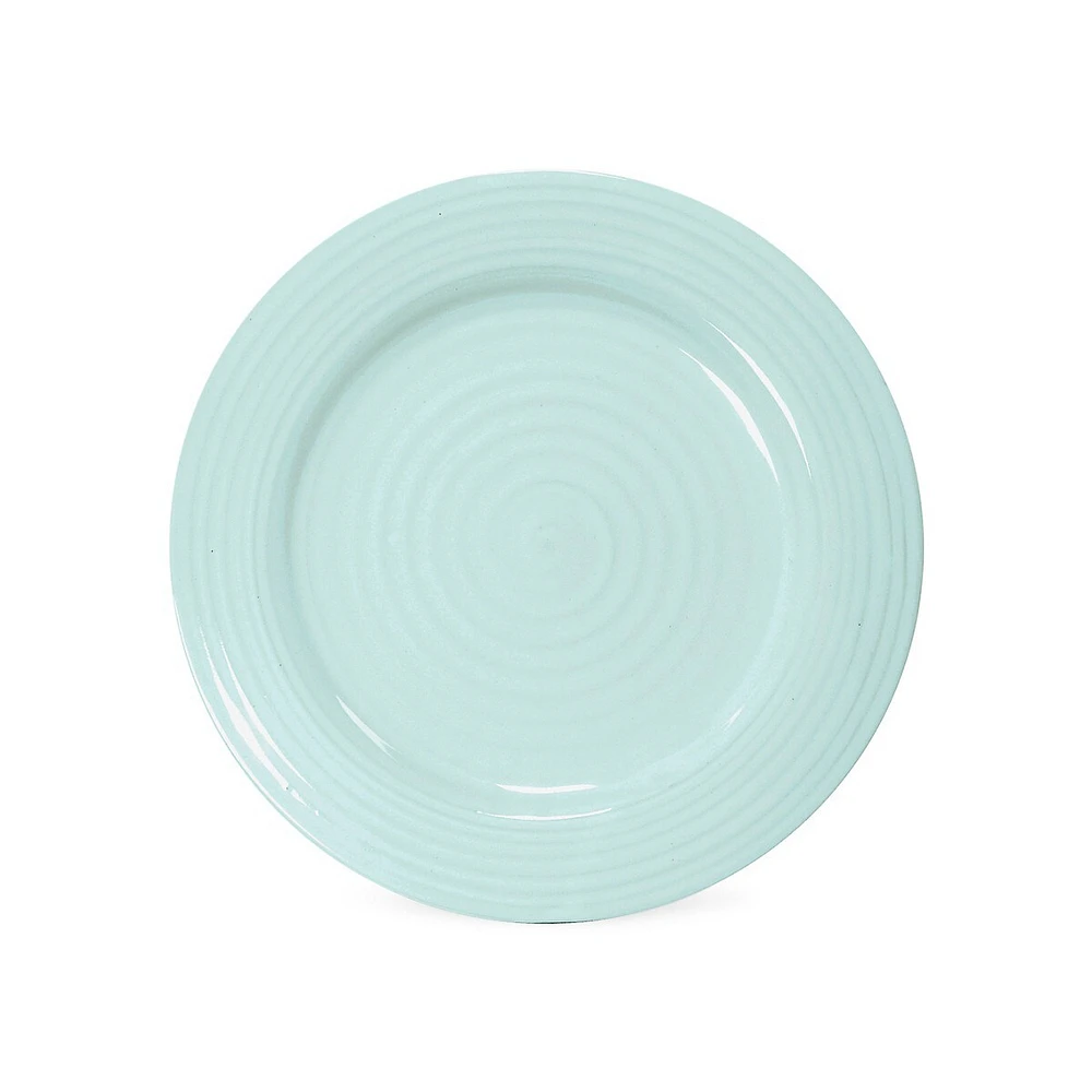 Assiettes plates céladon Sophie Conran de 20 cm, ensemble de quatre pièces