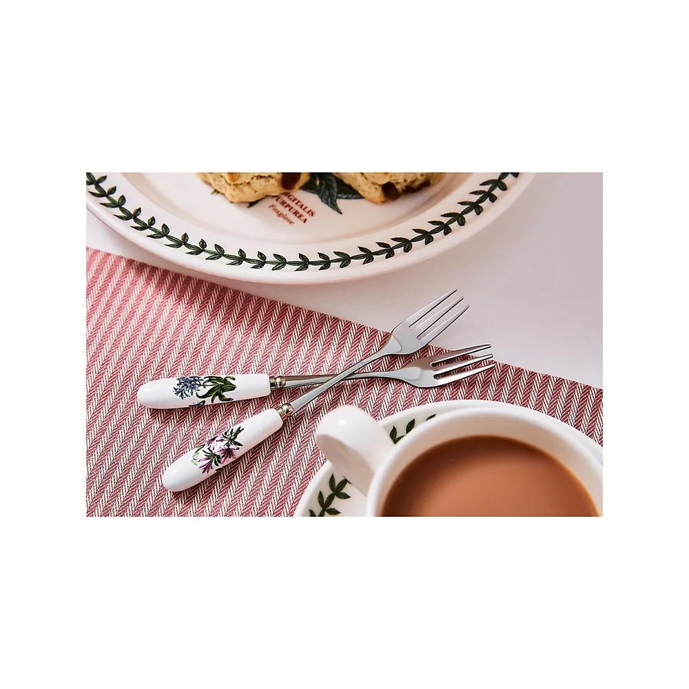 Portmeirion Botanic Garden 6-Piece Pastry Fork Set