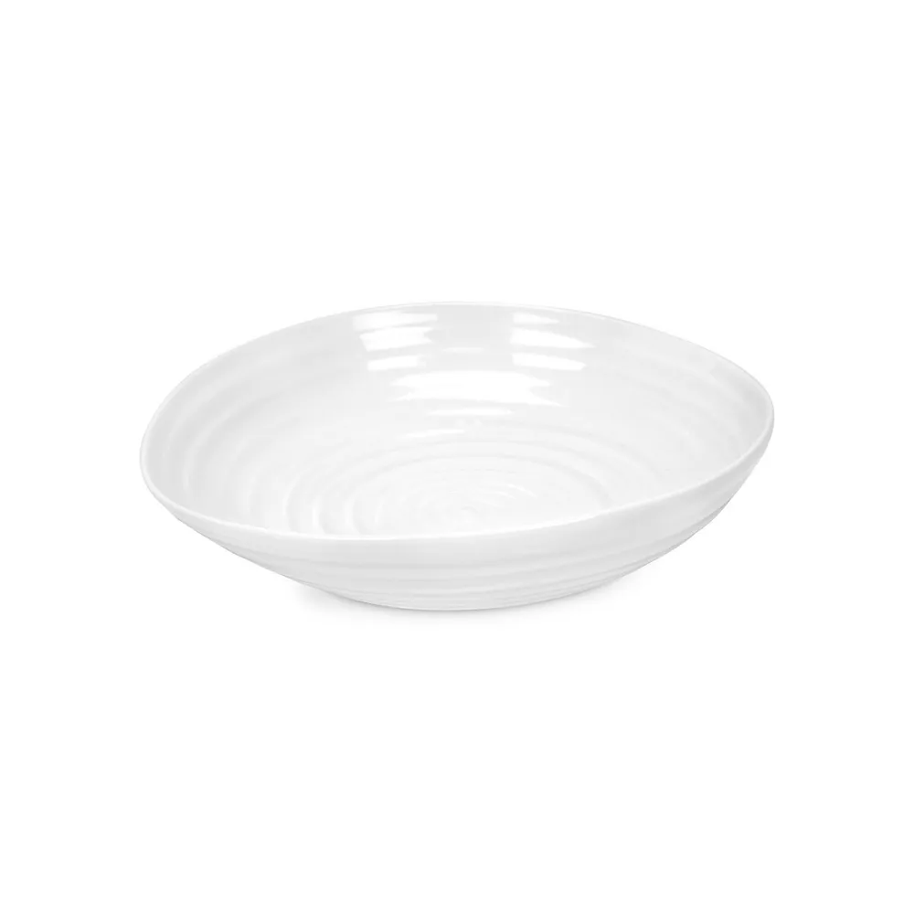 Set-of-4 Porcelain Pasta Bowls