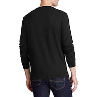 Custom Slim-Fit Soft Cotton Long-Sleeve T-Shirt