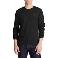 Custom Slim-Fit Soft Cotton Long-Sleeve T-Shirt