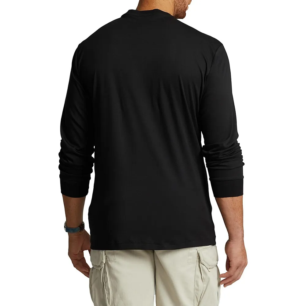 Big & Tall Soft Touch Long-Sleeve T-Shirt