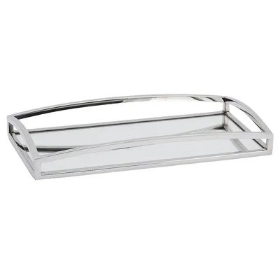 Oblong Tray With Mirror