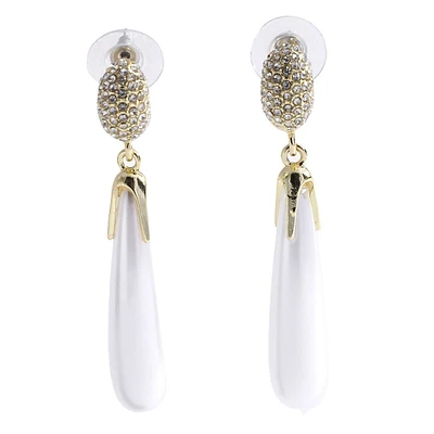 Gold Plated Pearls Drop Earring Women And Girls