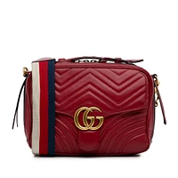 Pre-loved Small Gg Marmont Sylvie Top Handle Satchel