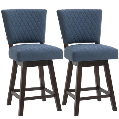Counter Height Bar Stools Set Of 2 With Back