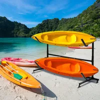 Heavy Duty Freestanding Kayak Rack Dual Storage Rack For Sup Height Adjustable