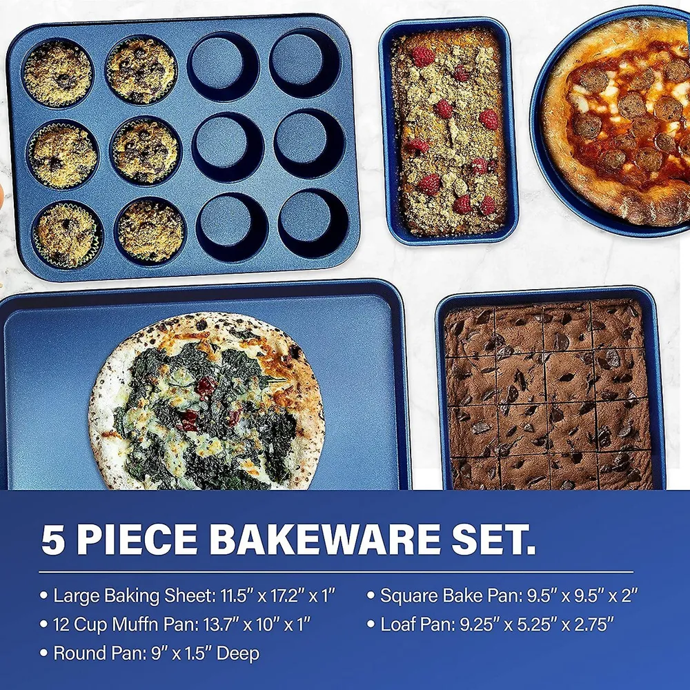 Ultra Nonstick 5 Piece Bakeware Set