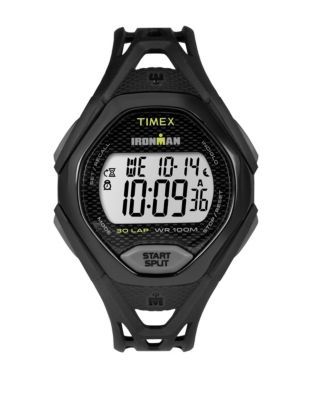 Timex Digital Ironman Sleek Black IP Open Resin Strap Watch TW5M10400NG |  Bramalea City Centre