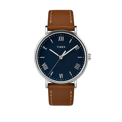 Quartz Analog Southview Leather Strap Watch TW2R63900NG