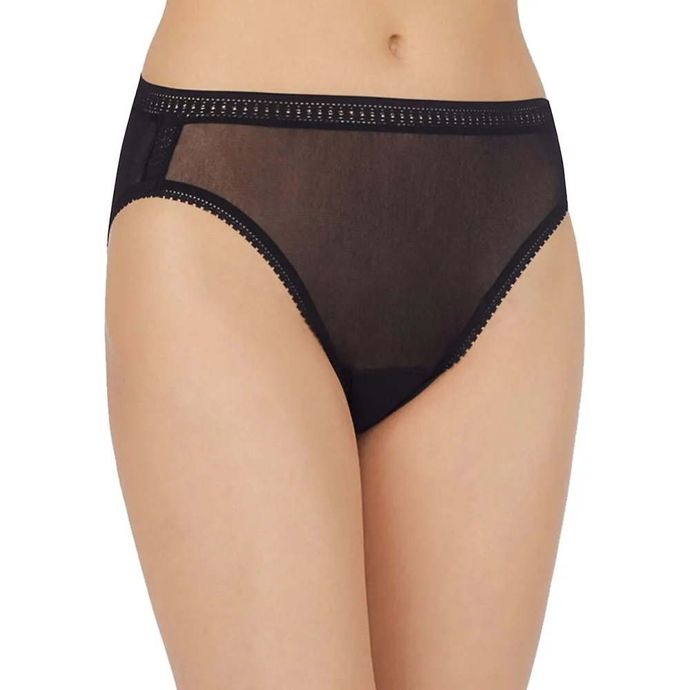 Mesh Hi-Cut Briefs