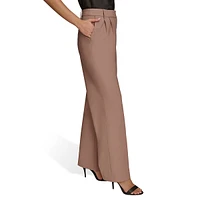 Pleated Wide-Leg Dress Pants