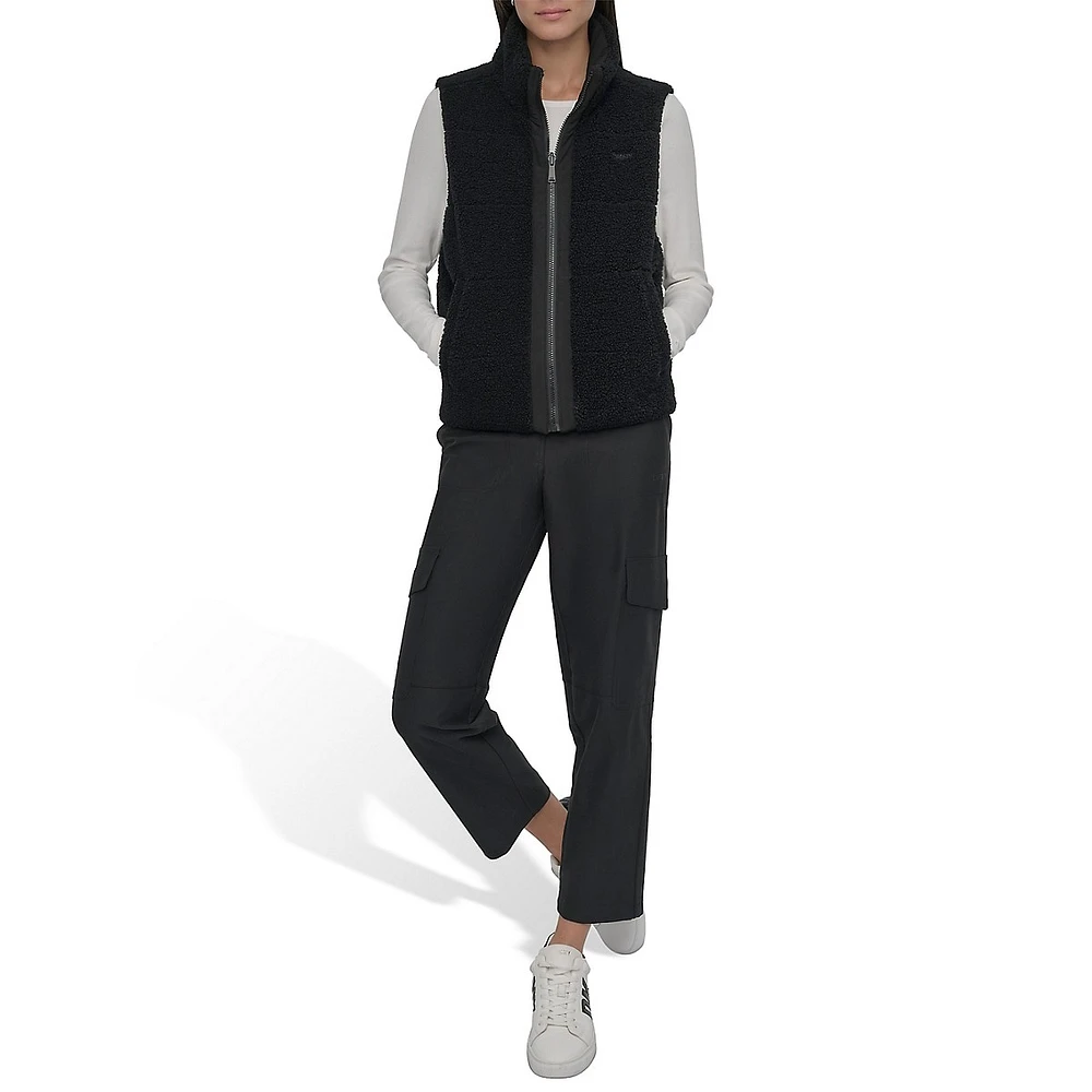 Reversible Faux Shearling Vest