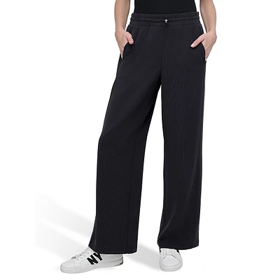 Pantalon côtelé à taille haute et jambes larges Highline