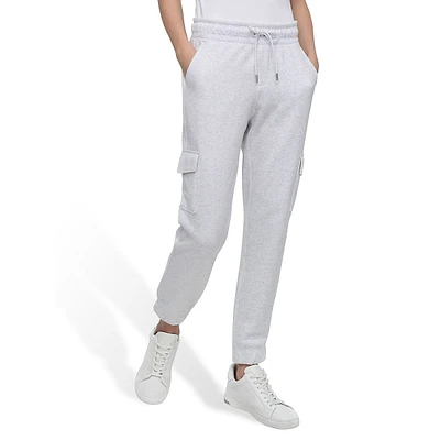 Mini Stud-Logo Slim-Fit Cargo Jogger Pants