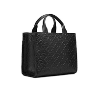 Ashlyn Medium Embossed Monogram Tote