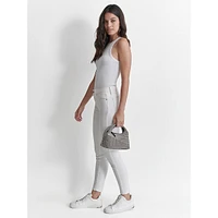 Mel Top-Zip Hobo Bag