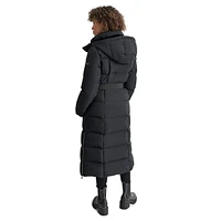 Belted Maxi Puffer Jacket