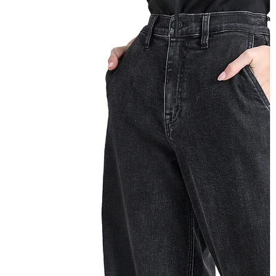 High-Rise Wide-Leg Jeans