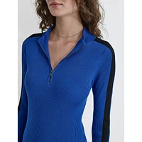 Logo-Stripe Ribbed Sweater