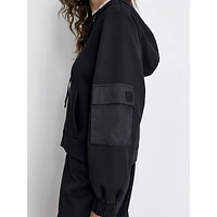 Soft Scuba Pull-On Cargo Hoodie