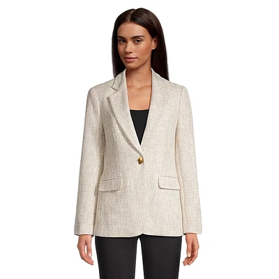 Textured Blazer