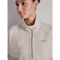 Mini Stud Logo Half-Zip Sport Pullover