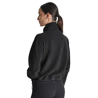 Mock-Neck Full-Zip Jacket