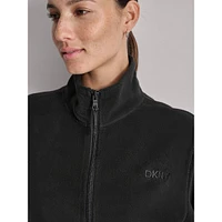 Mock-Neck Full-Zip Jacket