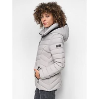 Hooded Short Packable Gilet Coat