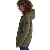 Hooded Quilted & Insulated Barn Jacket