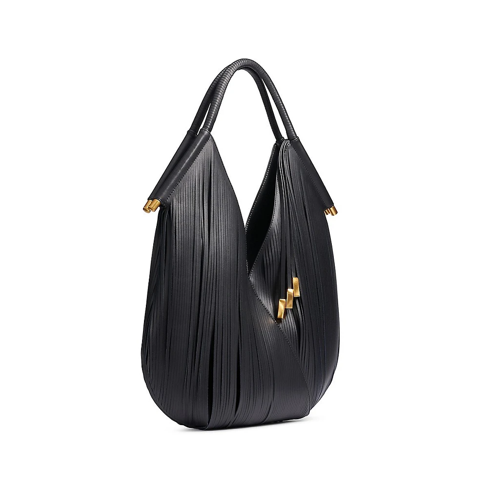 Baldwin Leather Fringe Shoulder Bag